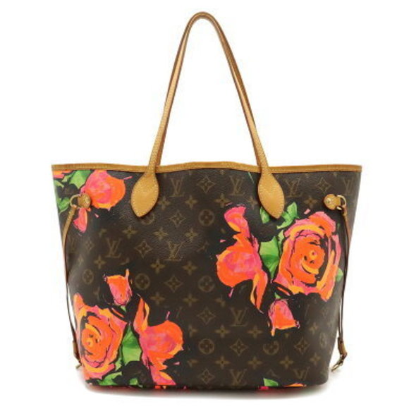 Louis Vuitton Rose Pink Neverfull Shoulder Bag Stephen Sprouse - Picture 1 of 8